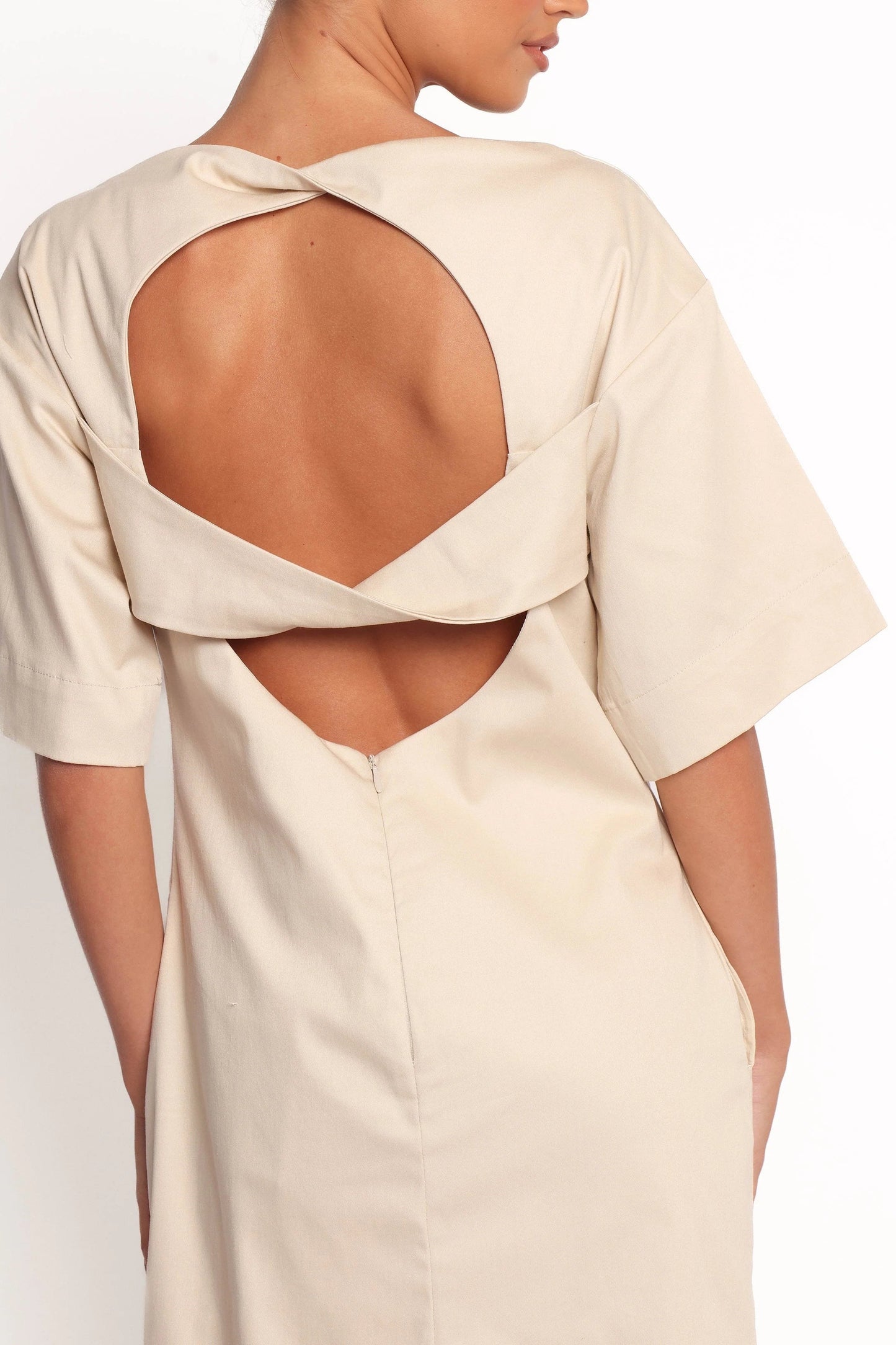 Thorne Mini Dress - Beige